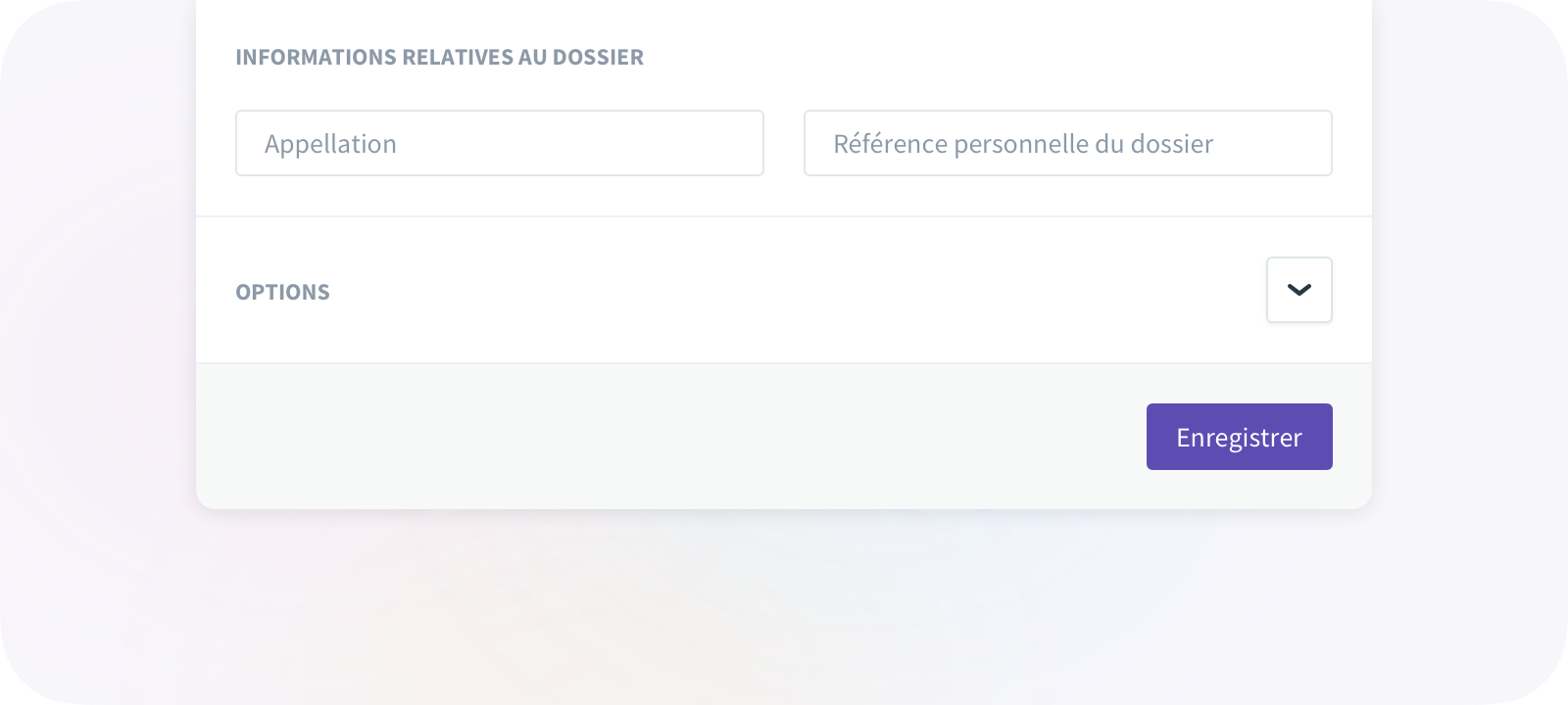 Contact dans un dossier